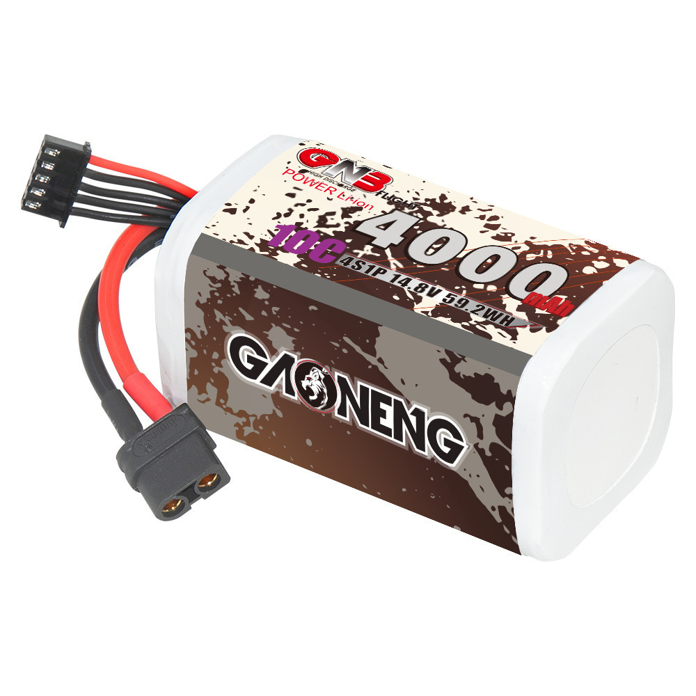 GNB 4000 мАч 4S 14,8 В 10C 20C – обзор и цена Drone Battery Connector