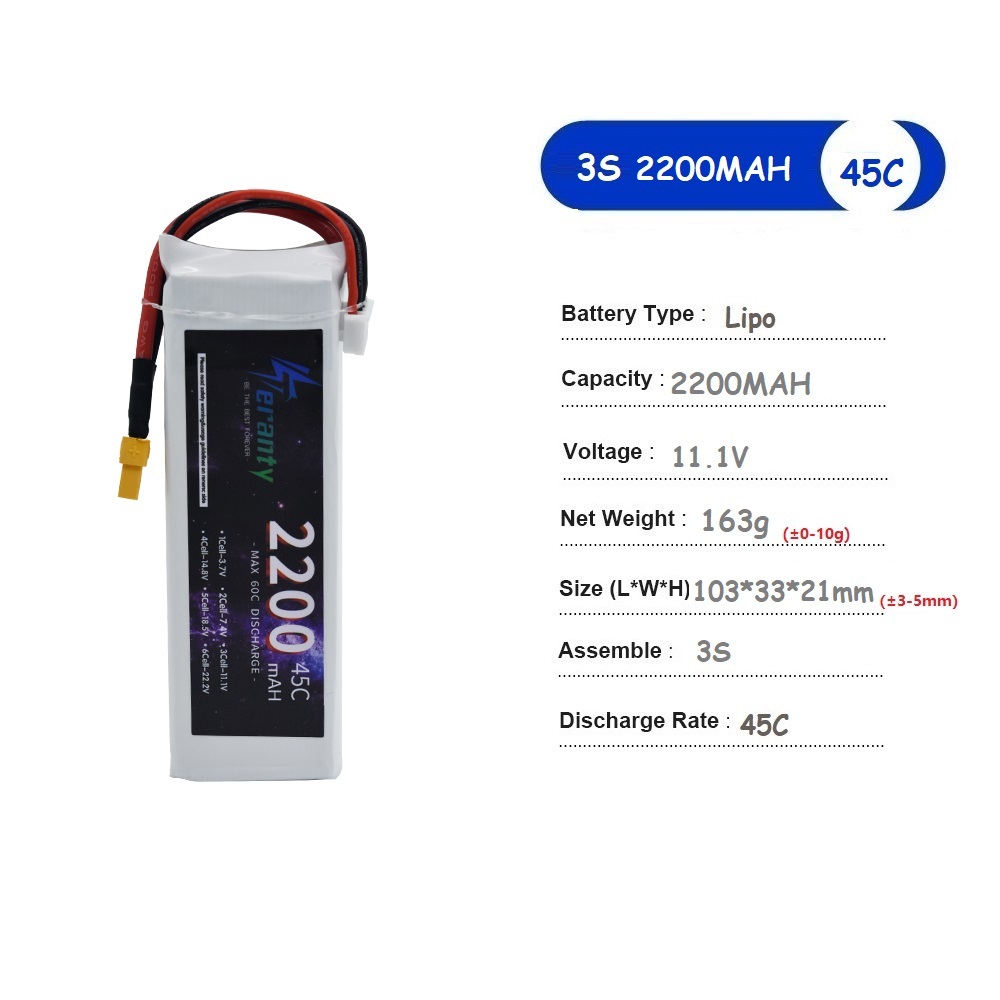 3S 11,1 В Lipo аккумулятор Dea – обзор и цена Drone Battery 4S