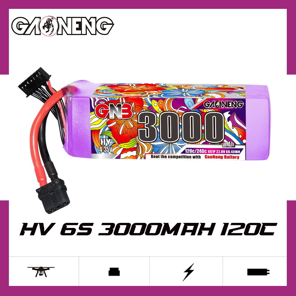 GNB Lipo аккумулятор 6S 22,8 В – обзор и цена Drone Battery Connector